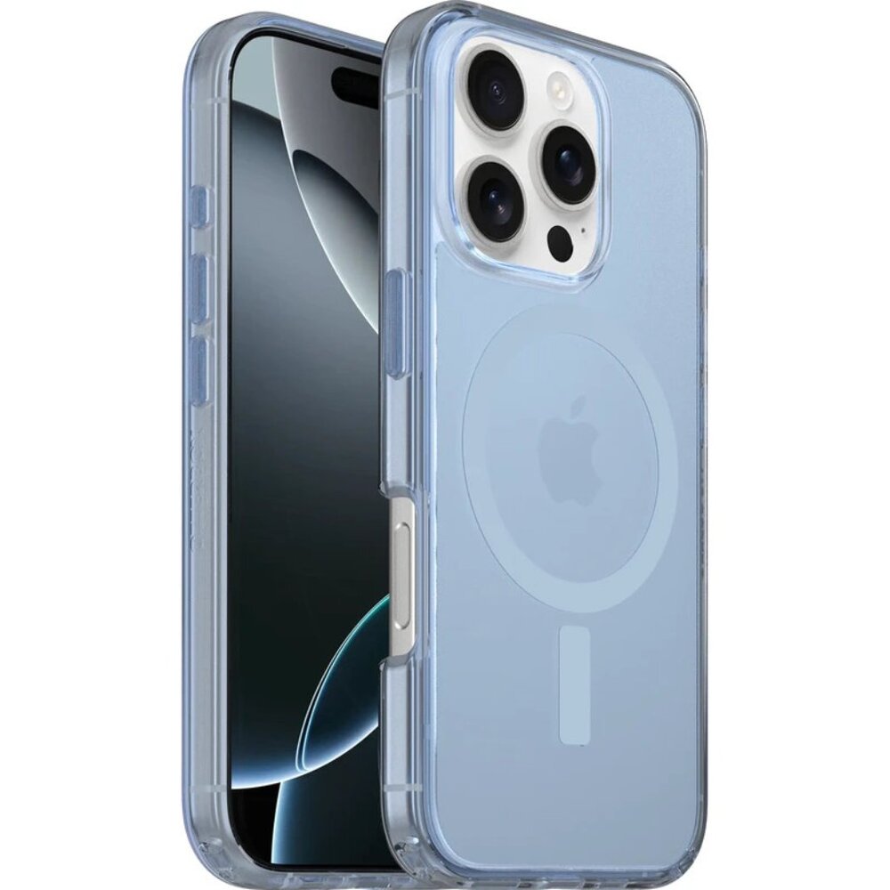 OTTER BOX IPHONE 16 PRO SYMMETRY SERIES MAGSAFE CLEAR CASE BLUE BLISS NEW